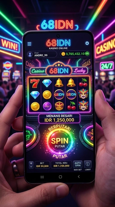 Tampilan antarmuka 68idn yang menarik dan mudah dipahami.